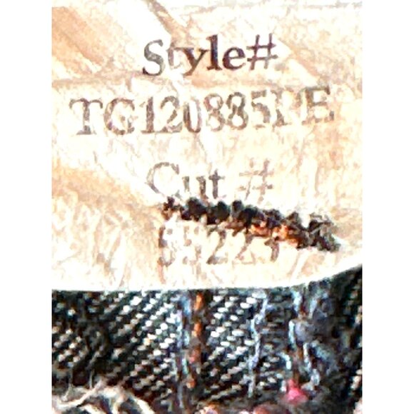 2BWU Jeans Company Skinny Embroidered Back Pockets Orange Stitch Y2K Retro Style - Picture 8 of 10